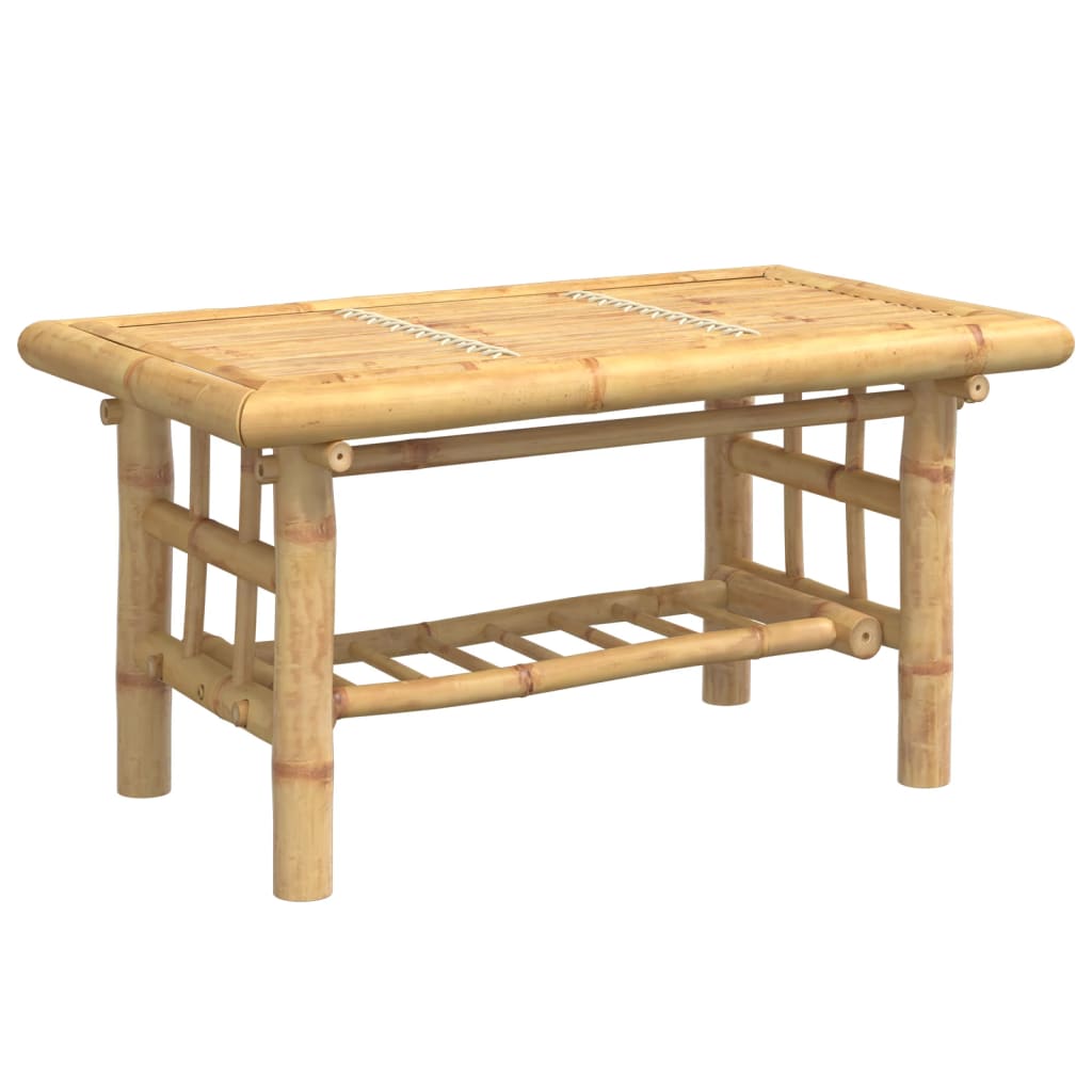 vidaXL Stolik kawowy, 70x45x36 cm, bambusowy