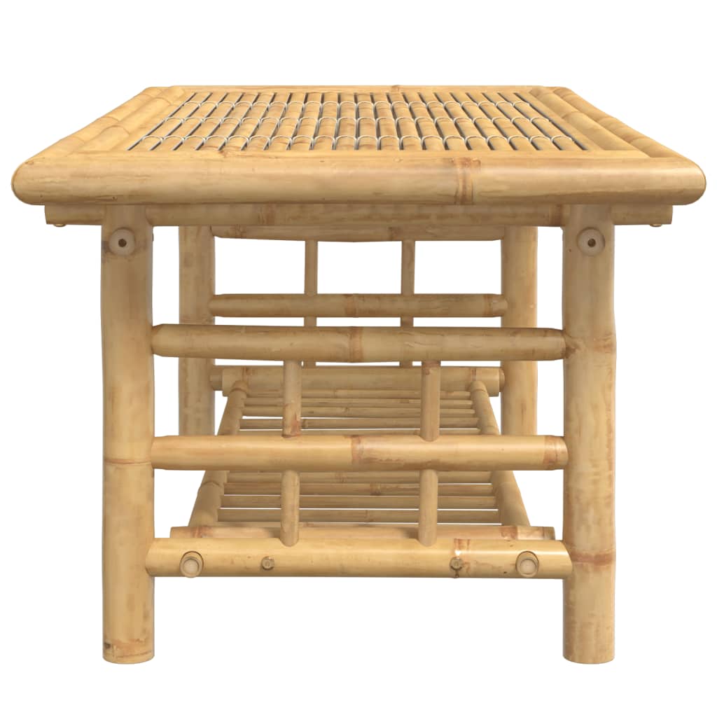 vidaXL Stolik kawowy, 110x55x45 cm, bambusowy