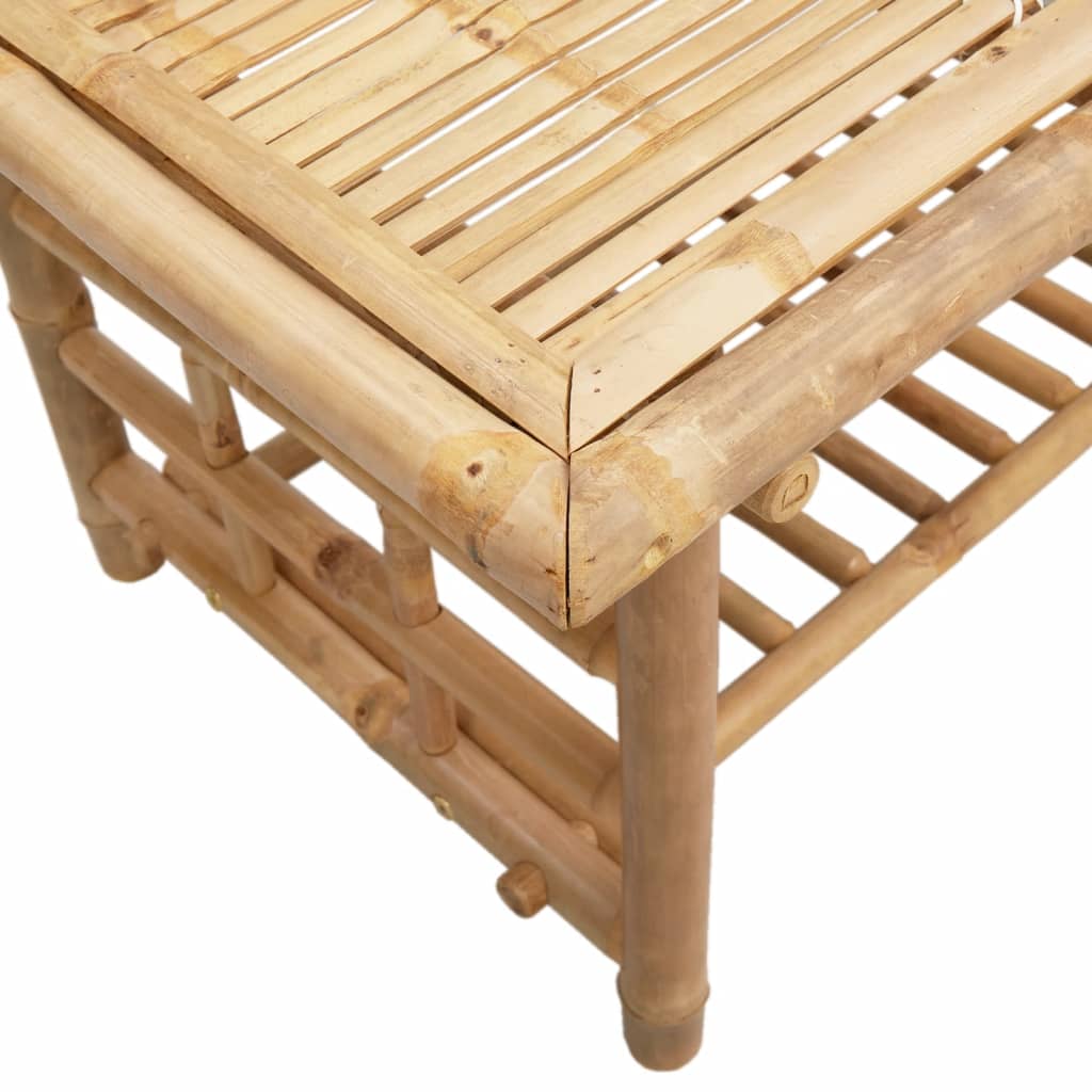 vidaXL Stolik kawowy, 110x55x45 cm, bambusowy