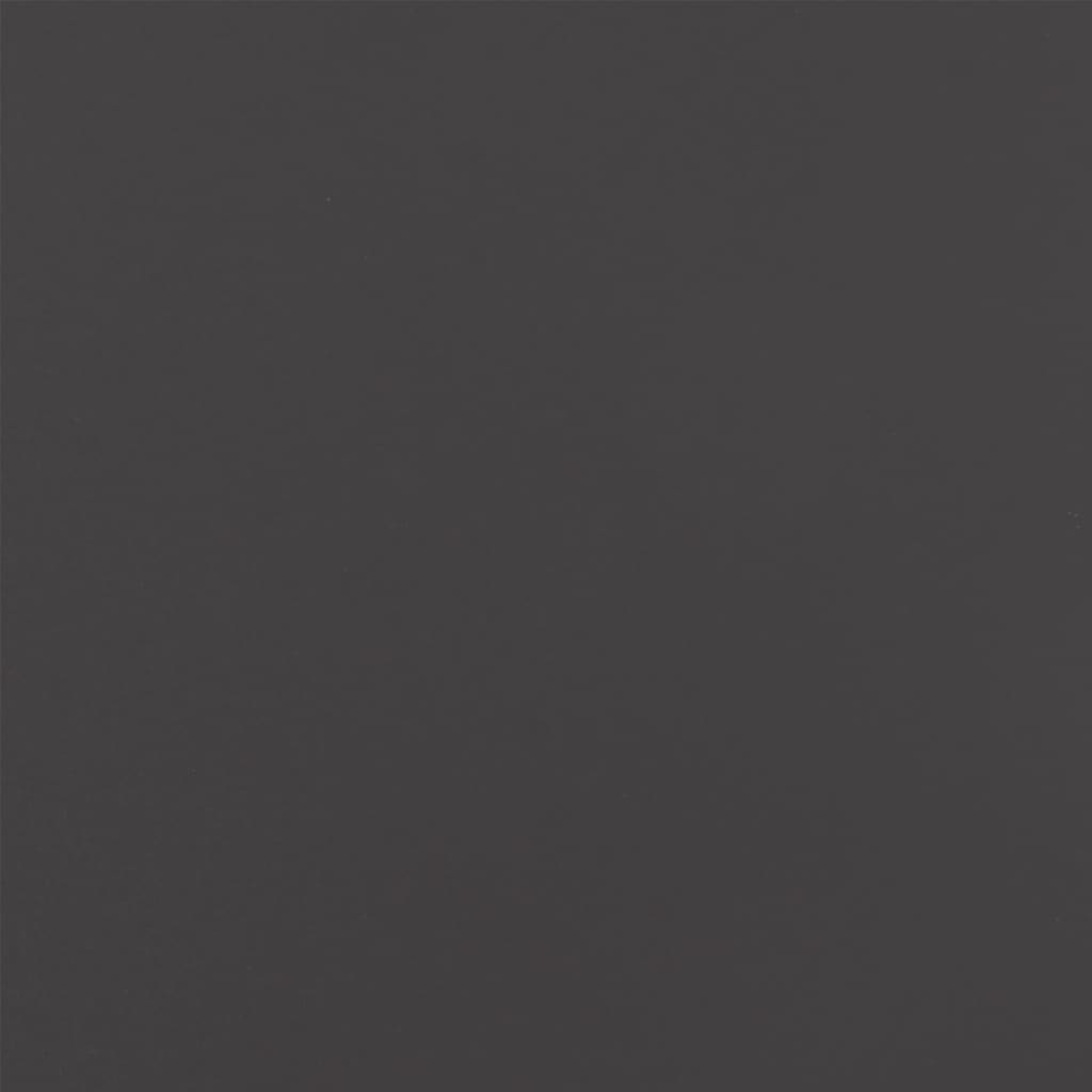 vidaXL Szafka nocna, czarna, 36x39x60,5 cm, stal