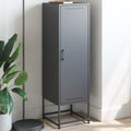 vidaXL Szafka, antracytowa, 36x39x123 cm, stal