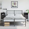 vidaXL Szafki nocne, 2 szt., czarne, 36x39x78 cm, stal