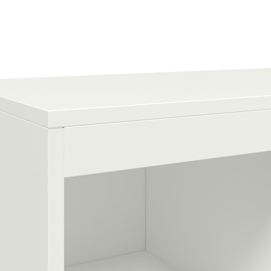 vidaXL Szafka, biała, 68x39x111,5 cm, stalowa