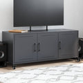 vidaXL Szafka RTV, antracytowa, 100,5x39x43,5 cm, stal