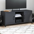 vidaXL Szafka RTV, antracytowa, 100,5x39x43,5 cm, stal