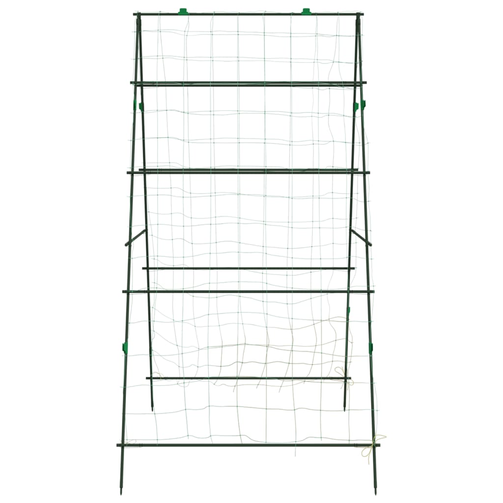 vidaXL Krata ogrodowa do pnączy, kształt A, 99x90x175,5 cm, stal