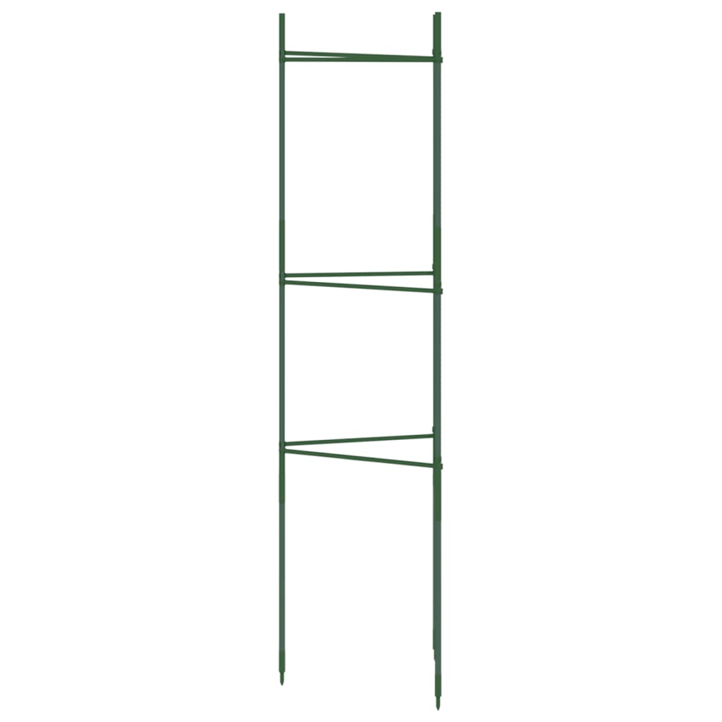 vidaXL Podpórki na pomidory, 2 szt., 116 cm, stal i PP