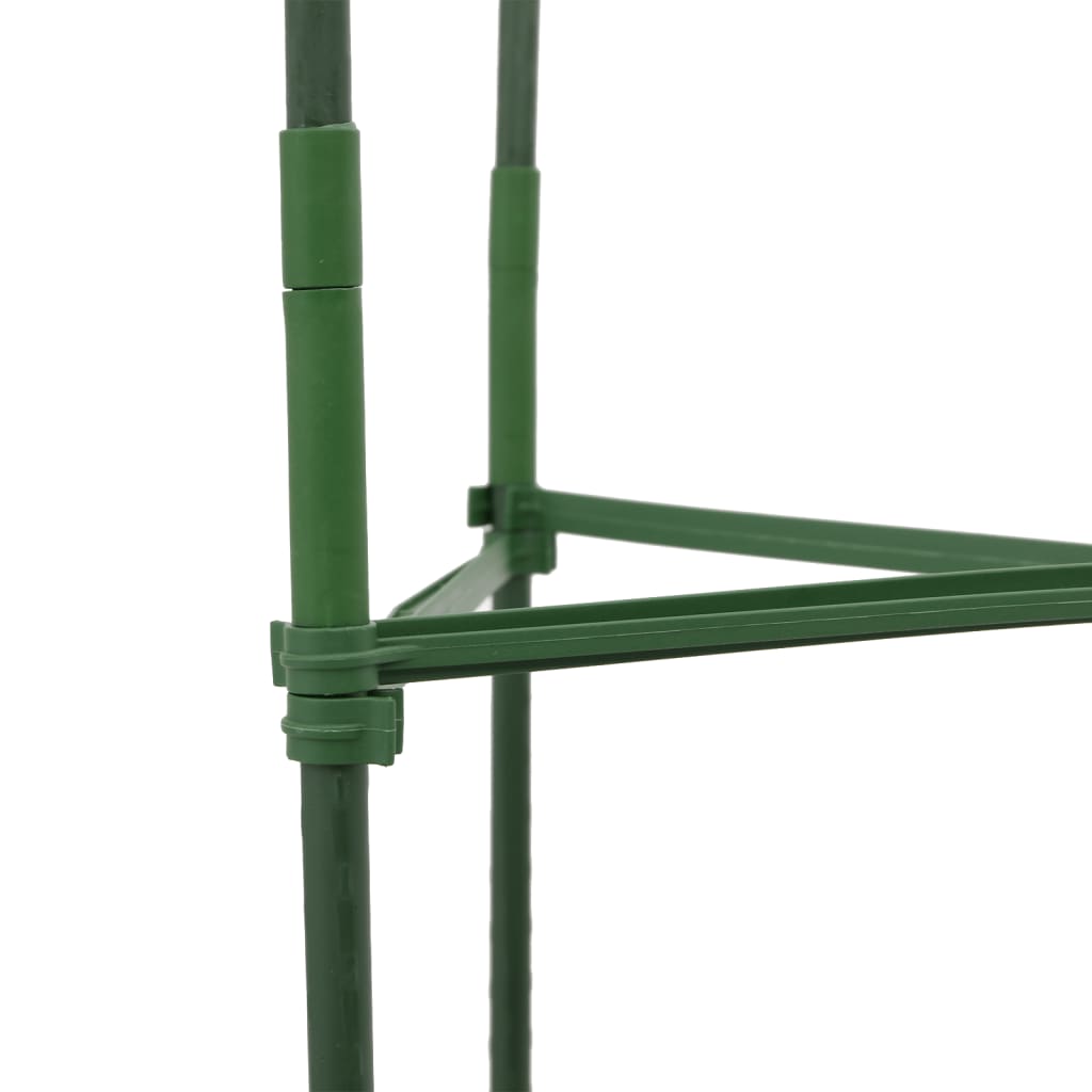 vidaXL Podpórki do pomidorów z workami, 2 szt., 116 cm, stal i PP