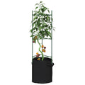 vidaXL Podpórki do pomidorów z workami, 2 szt., 116 cm, stal i PP