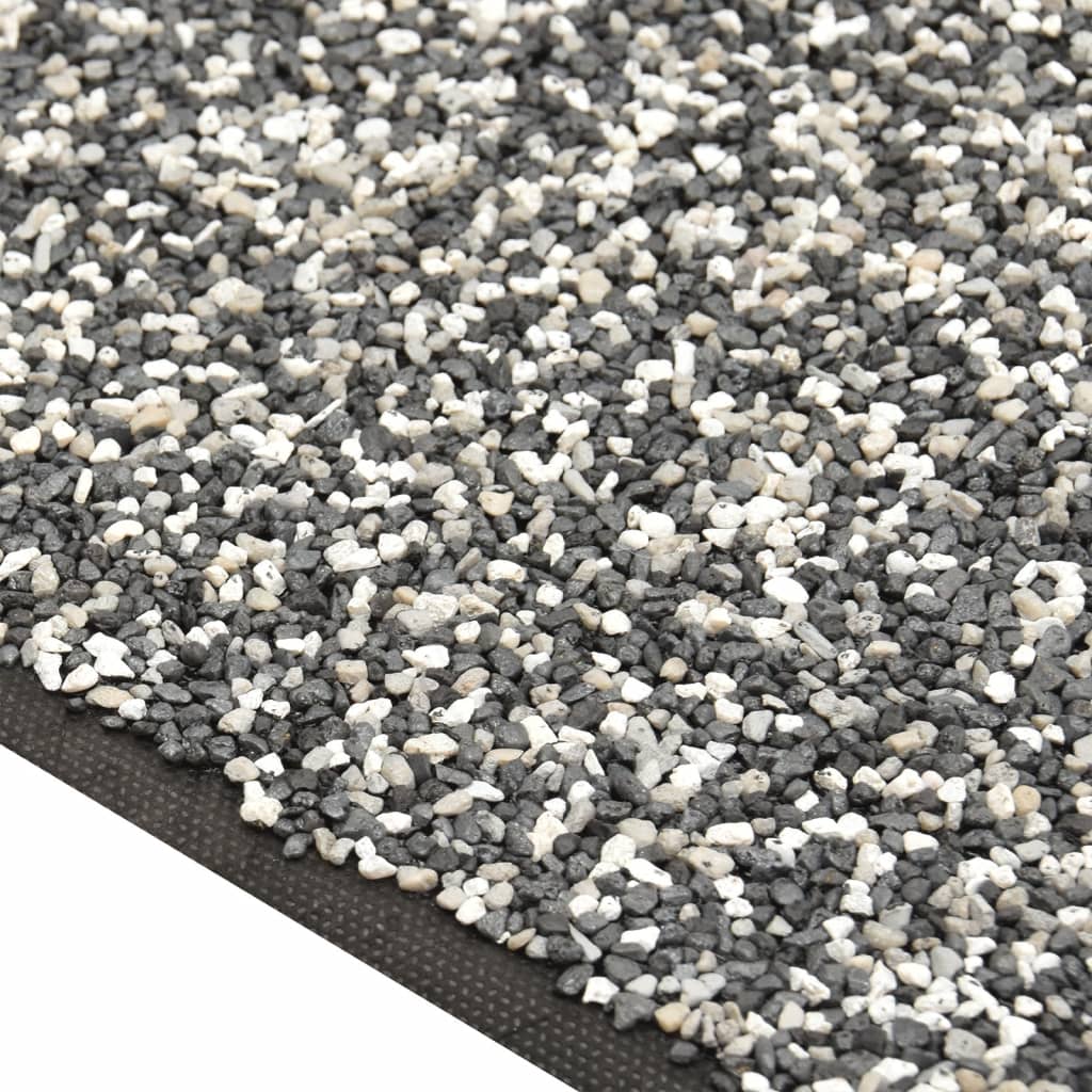 vidaXL Wykładzina do oczka wodnego, z kamyczkami, szara, 900x40 cm