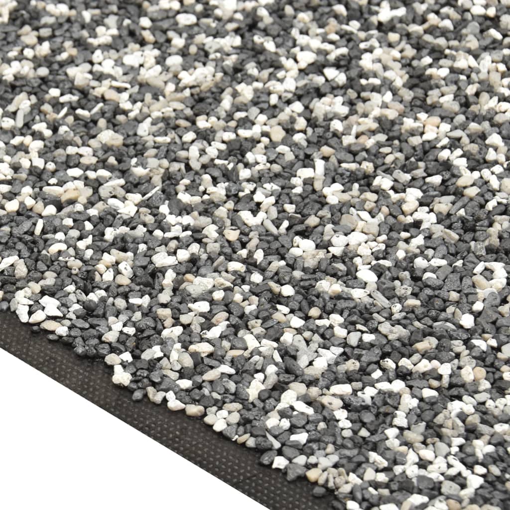 vidaXL Wykładzina do oczka wodnego, z kamyczkami, szara, 500x100 cm