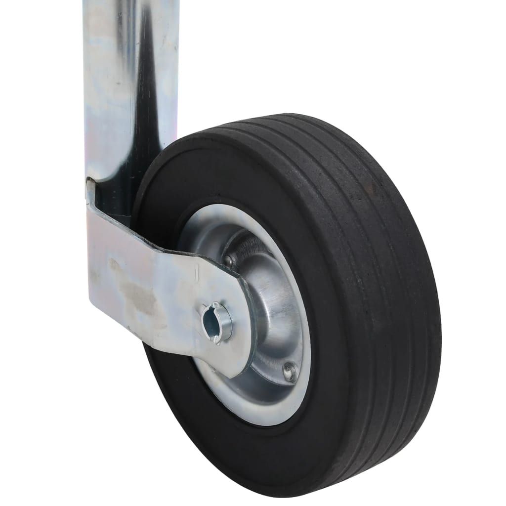 vidaXL Koło kopiujące z zaciskiem, 60 mm, galwanizowana stal