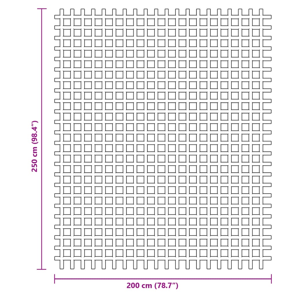 vidaXL Wykładzina do namiotu, zielona, 2,5x2 m