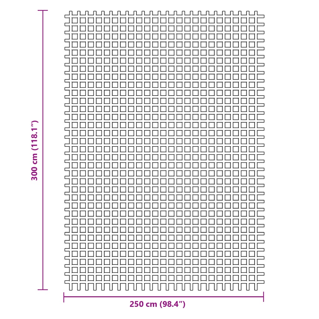 vidaXL Wykładzina do namiotu, zielona, 3x2,5 m