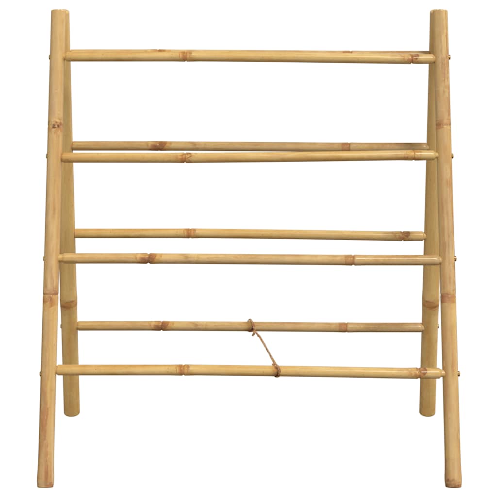 vidaXL Podwójna drabinka na ręczniki, 4 szczeble, 90x50x100 cm, bambus