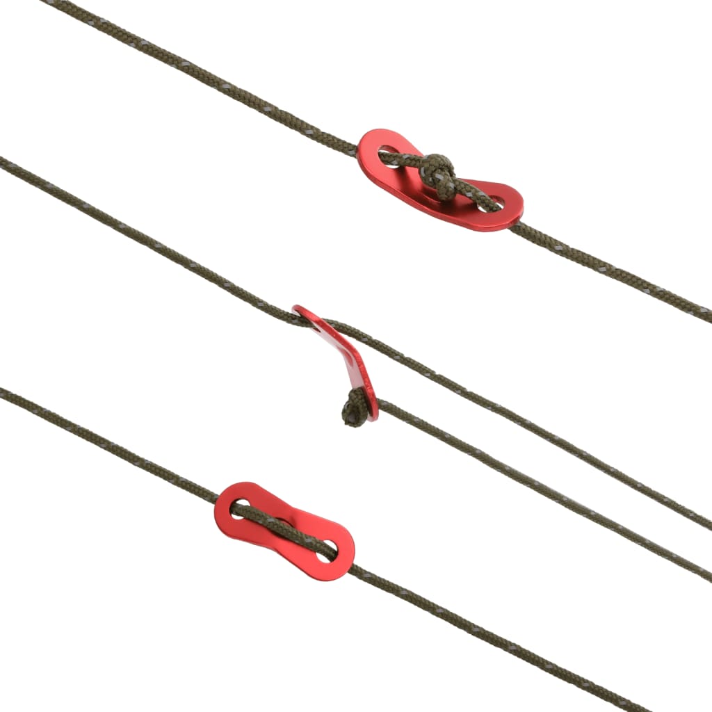 vidaXL Linka namiotowa z napinaczami, elementy odblaskowe, 50 m, 3 mm