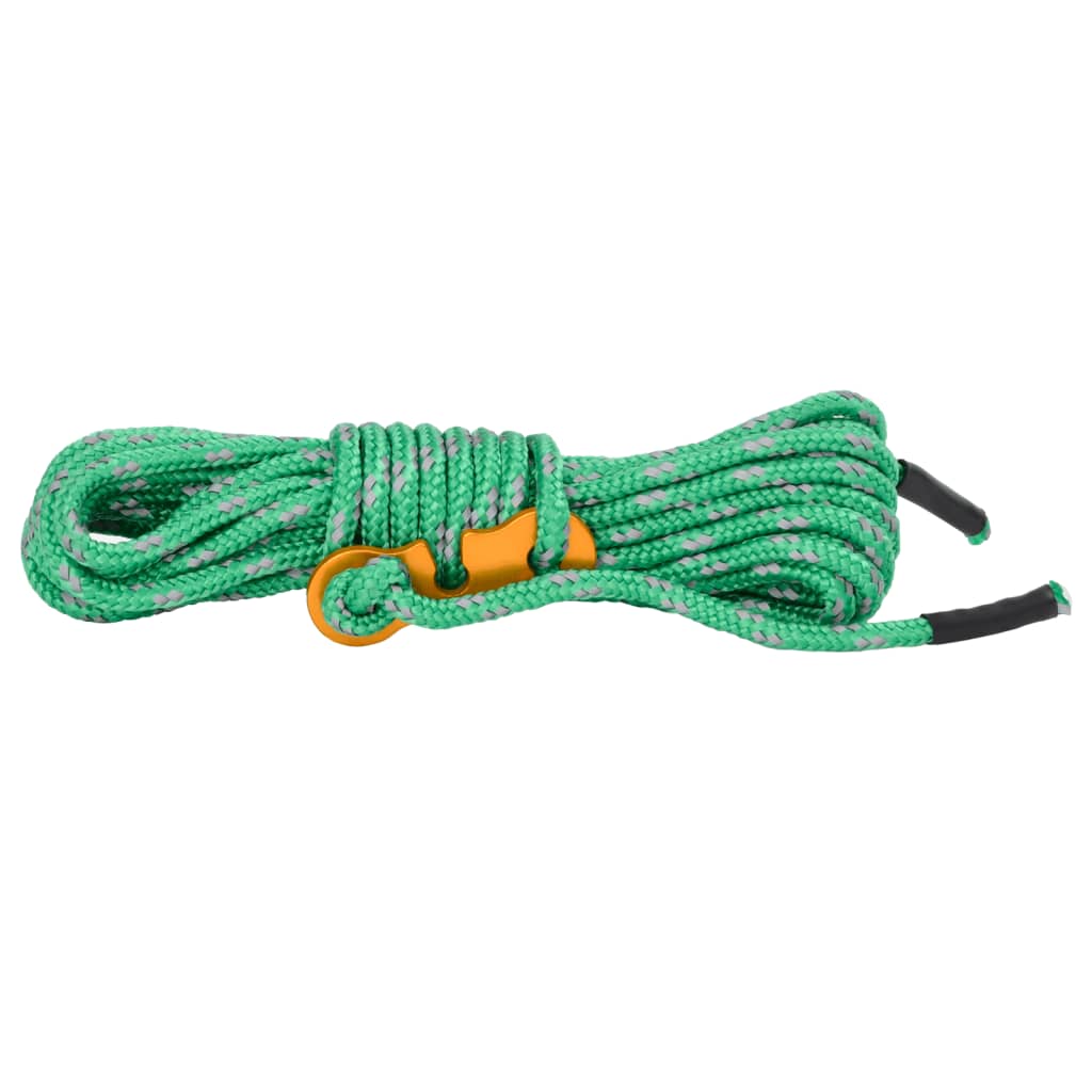 vidaXL Linki namiotowe z napinaczem, odblaskowe, 8 szt., 4 m, 4 mm