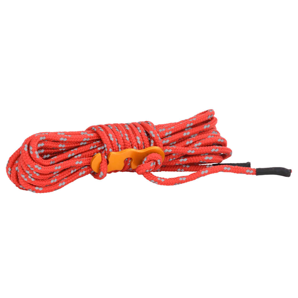vidaXL Linki namiotowe z napinaczem, odblaskowe, 8 szt., 4 m, 4 mm