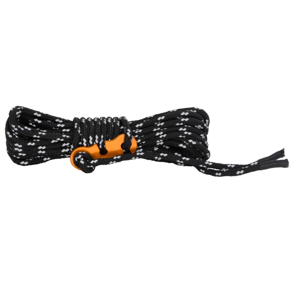 vidaXL Linki namiotowe z napinaczem, odblaskowe, 8 szt., 4 m, 4 mm