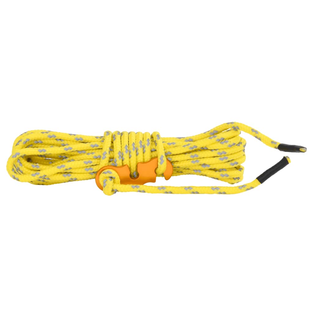 vidaXL Linki namiotowe z napinaczem, odblaskowe, 8 szt., 4 m, 4 mm
