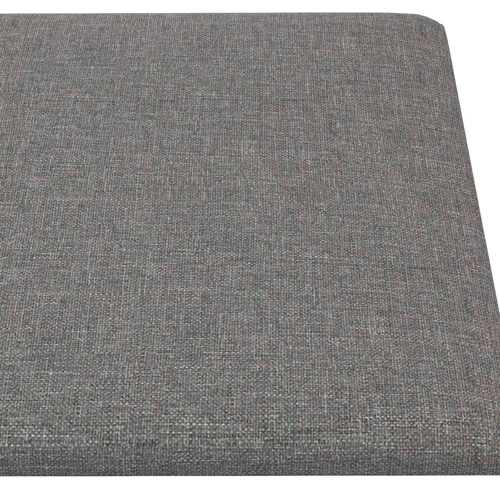 vidaXL Wejściowy zagłówek 12 pcs Jasnoszary 30 x 15 cm tkanina