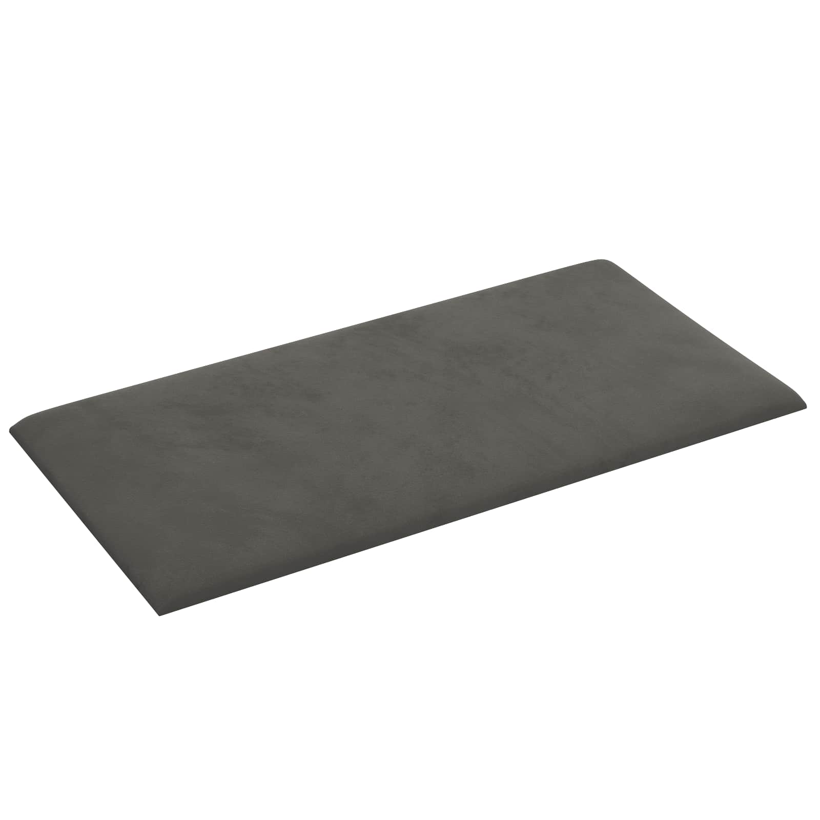 vidaXL Wejściowy zagłówek 12 pcs ciemnoszary Welur