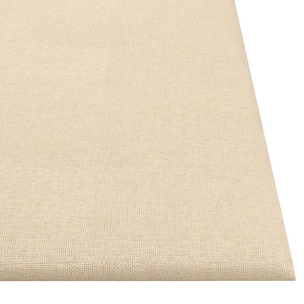 vidaXL Wejściowy zagłówek 12 pcs Kremowy 30 x 30 cm tkanina