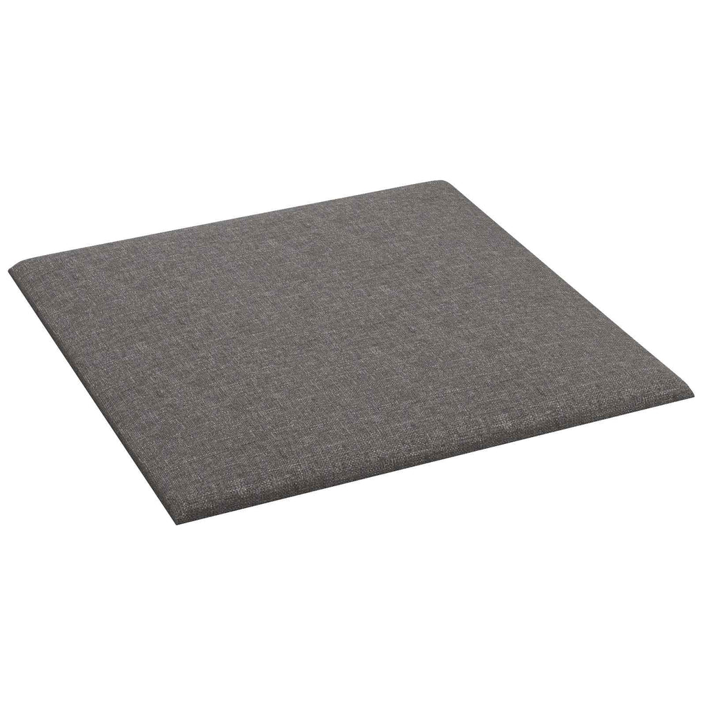 vidaXL Wejściowy zagłówek 12 pcs Jasnoszary 30 x 30 cm tkanina
