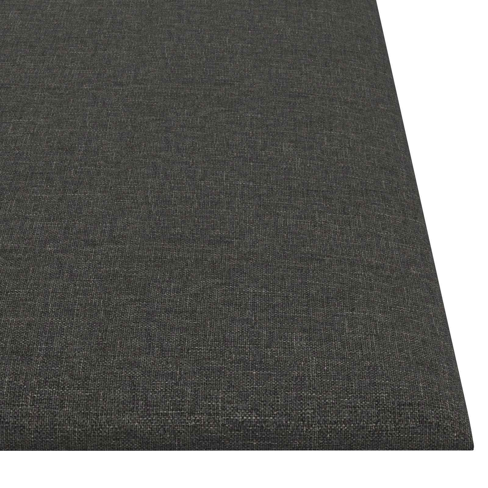 vidaXL Wejściowy zagłówek 12 pcs Ciemnoszary 30 x 30 cm tkanina