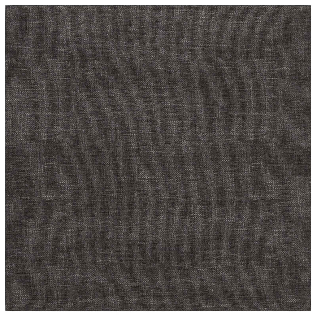 vidaXL Wejściowy zagłówek 12 pcs Ciemnoszary 30 x 30 cm tkanina
