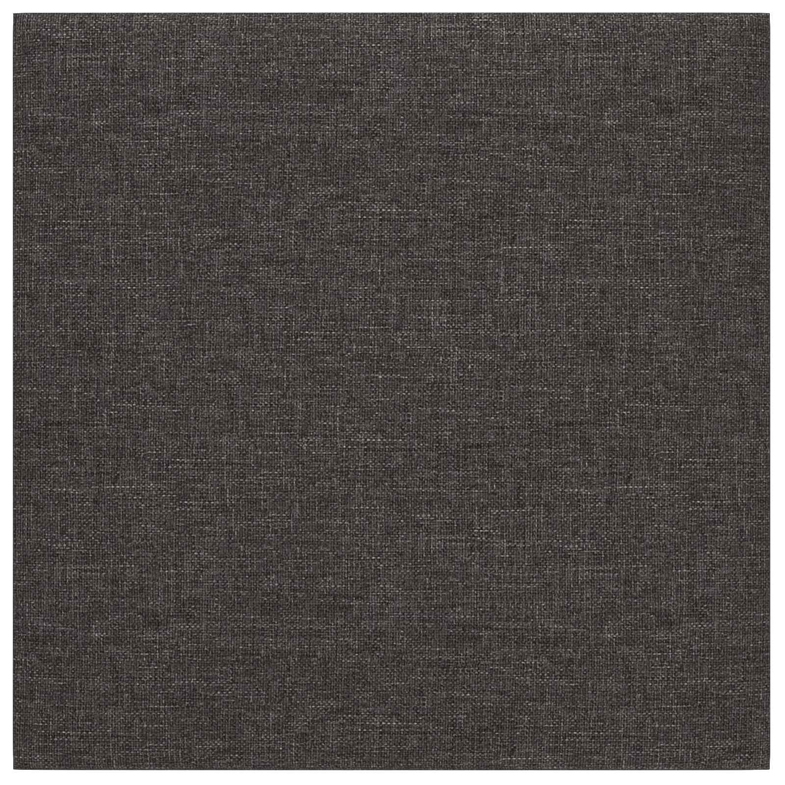 vidaXL Wejściowy zagłówek 12 pcs Ciemnoszary 30 x 30 cm tkanina