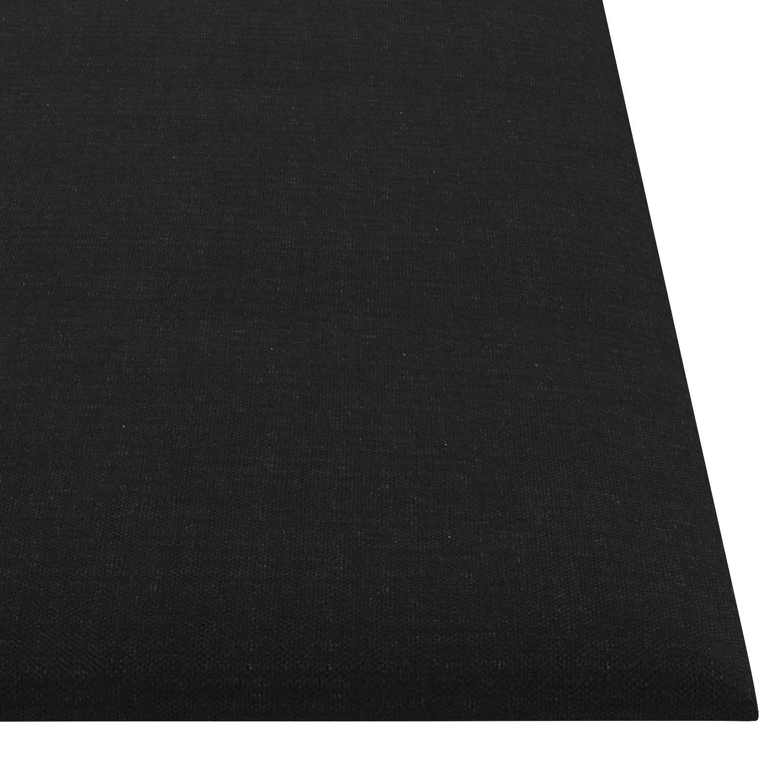 vidaXL Wejściowy zagłówek 12 pcs Czarny 30 x 30 cm tkanina