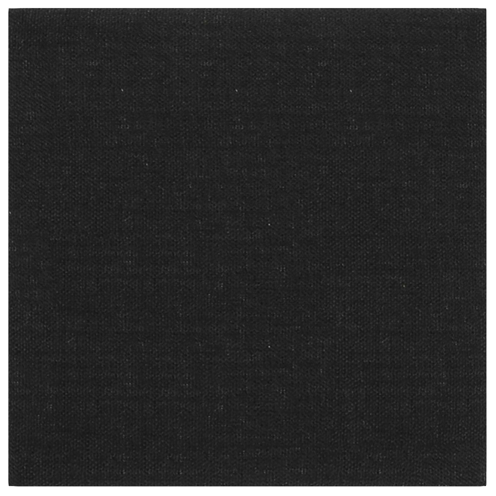vidaXL Wejściowy zagłówek 12 pcs Czarny 30 x 30 cm tkanina