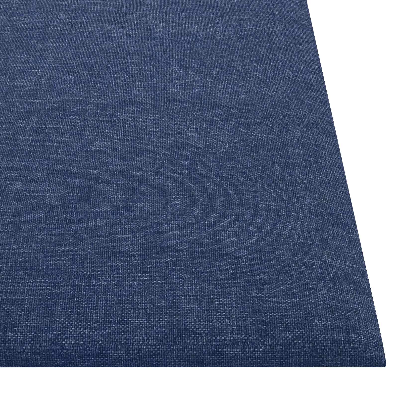 vidaXL Wejściowy zagłówek 12 pcs Niebieski 30 x 30 cm tkanina