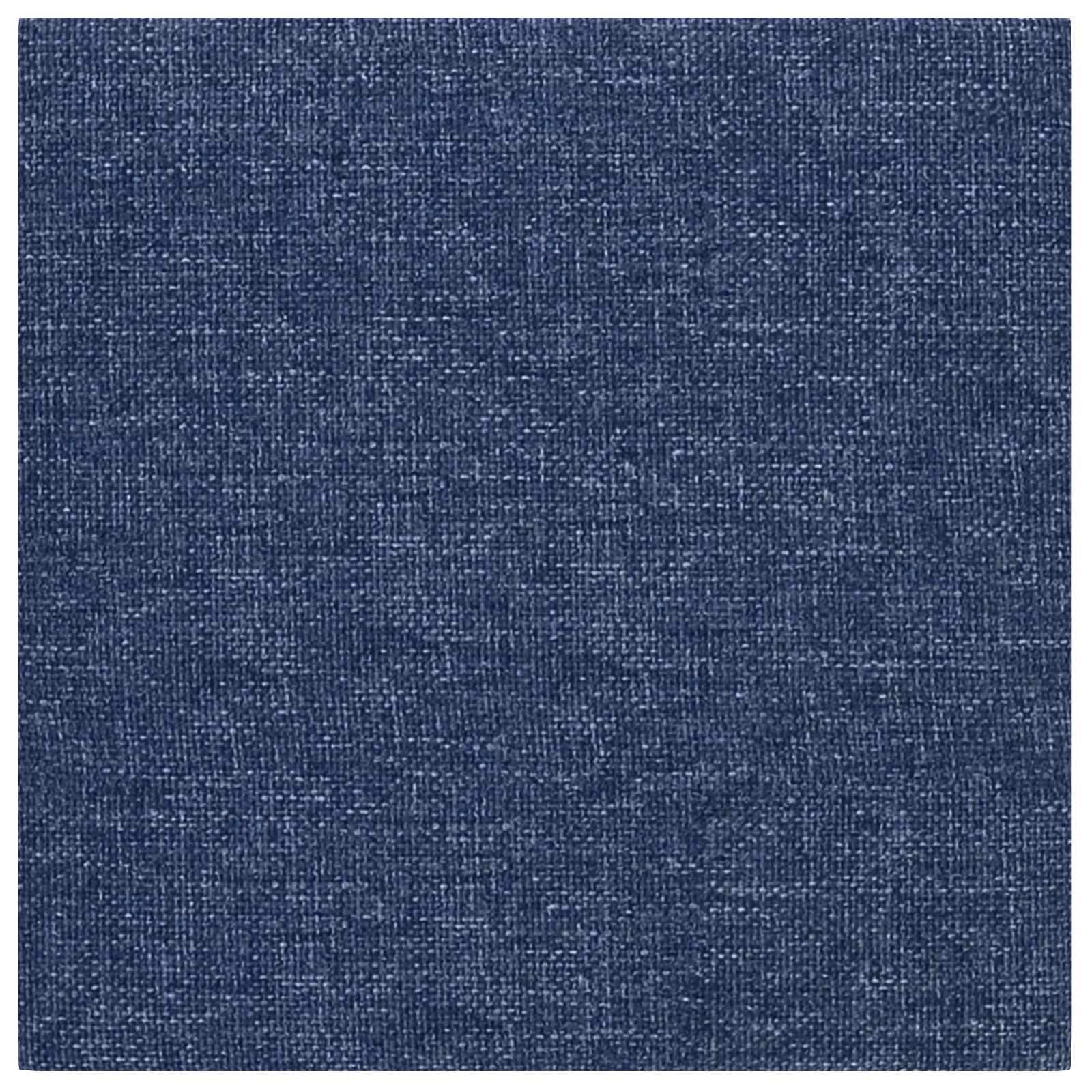 vidaXL Wejściowy zagłówek 12 pcs Niebieski 30 x 30 cm tkanina