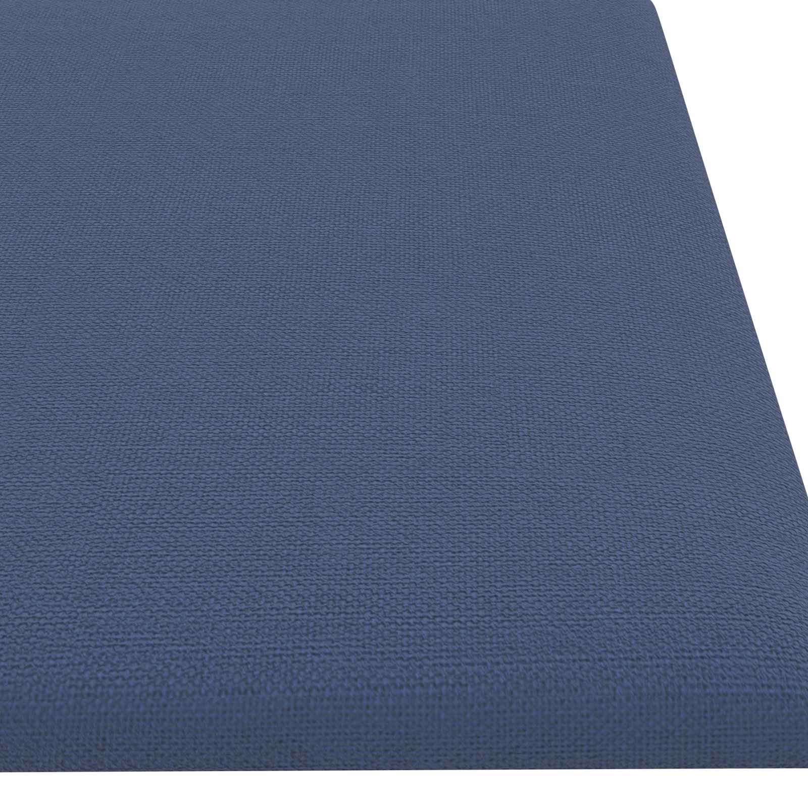 vidaXL Wejściowy zagłówek 12 pcs Niebieski 60 x 15 cm tkanina