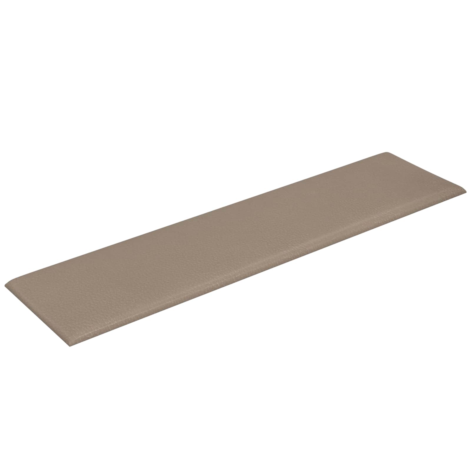 vidaXL Wejściowy zagłówek 12 pcs Cappuccino 60 x 15 cm tkanina