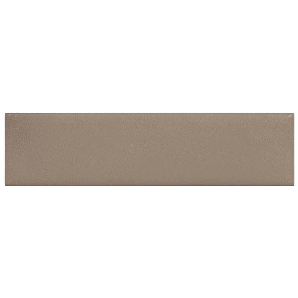 vidaXL Wejściowy zagłówek 12 pcs Cappuccino 60 x 15 cm tkanina