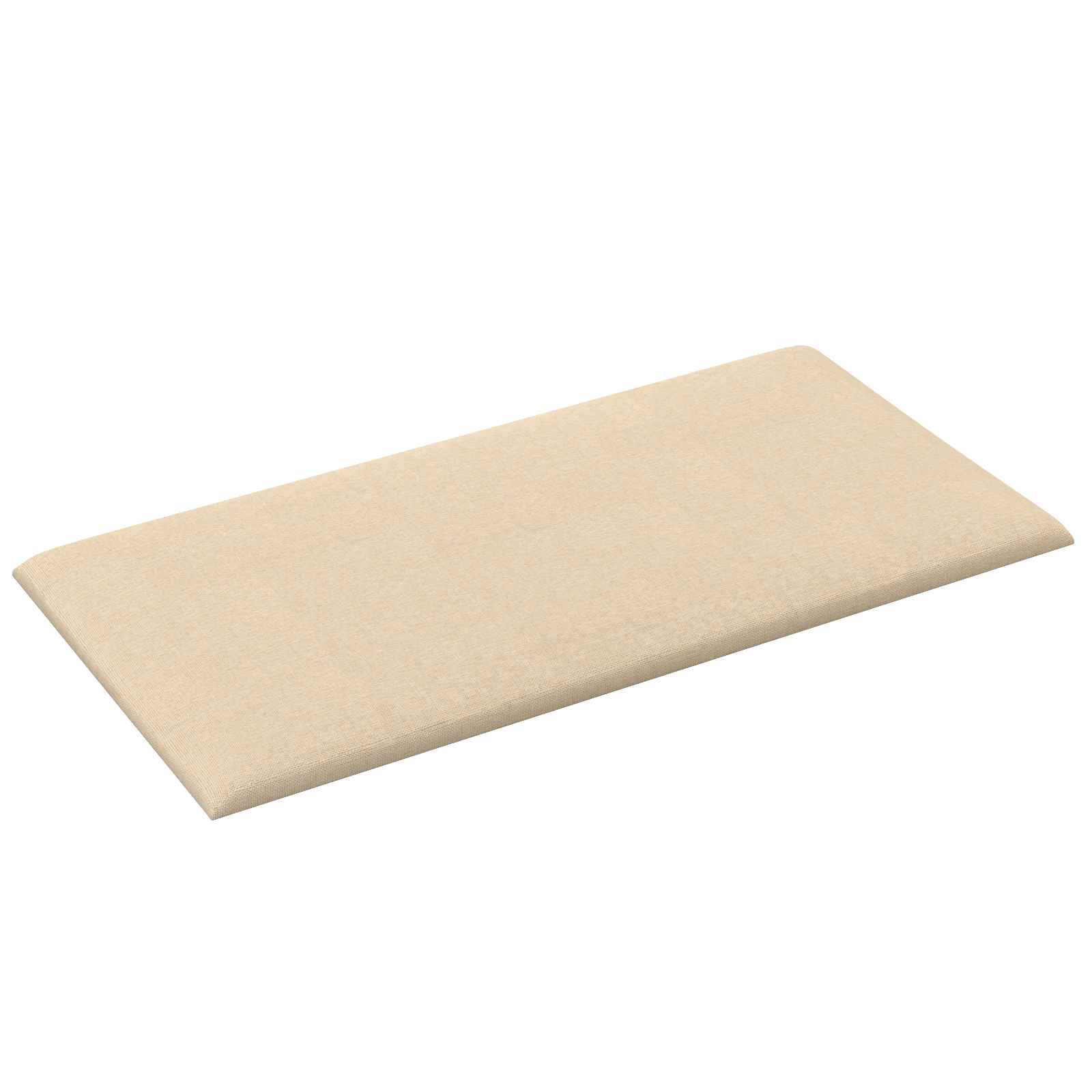vidaXL Wejściowy zagłówek 12 pcs Kremowy 60 x 30 cm tkanina