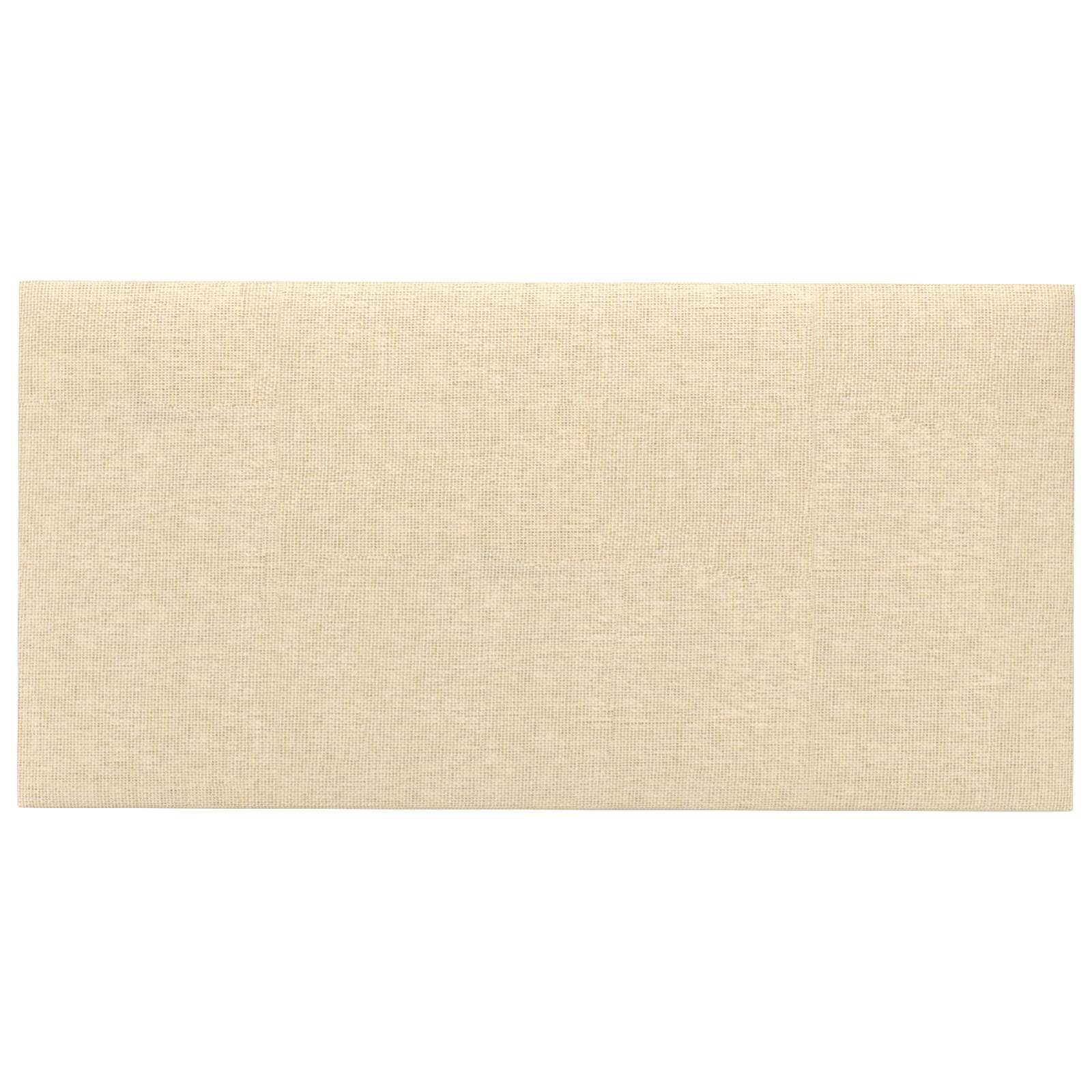 vidaXL Wejściowy zagłówek 12 pcs Kremowy 60 x 30 cm tkanina