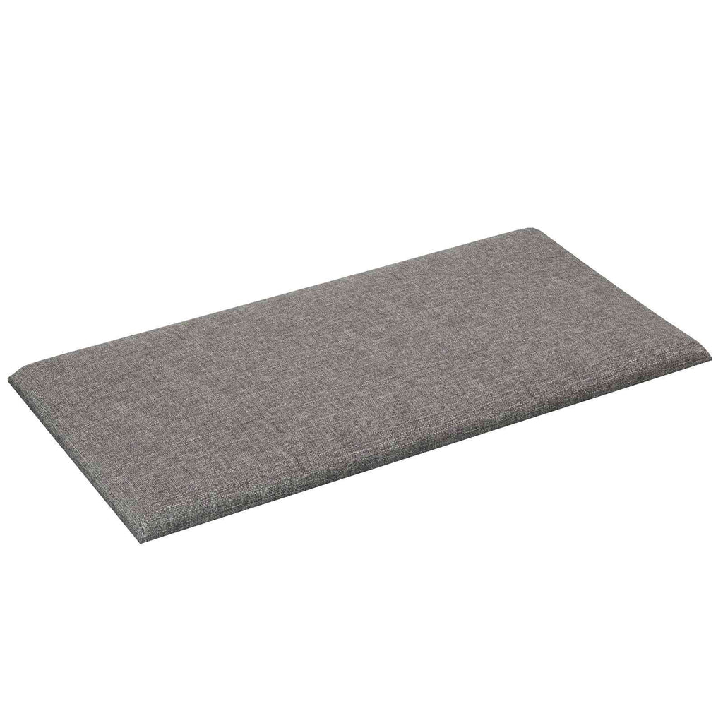 vidaXL Wejściowy zagłówek 12 pcs Jasnoszary 60 x 30 cm tkanina