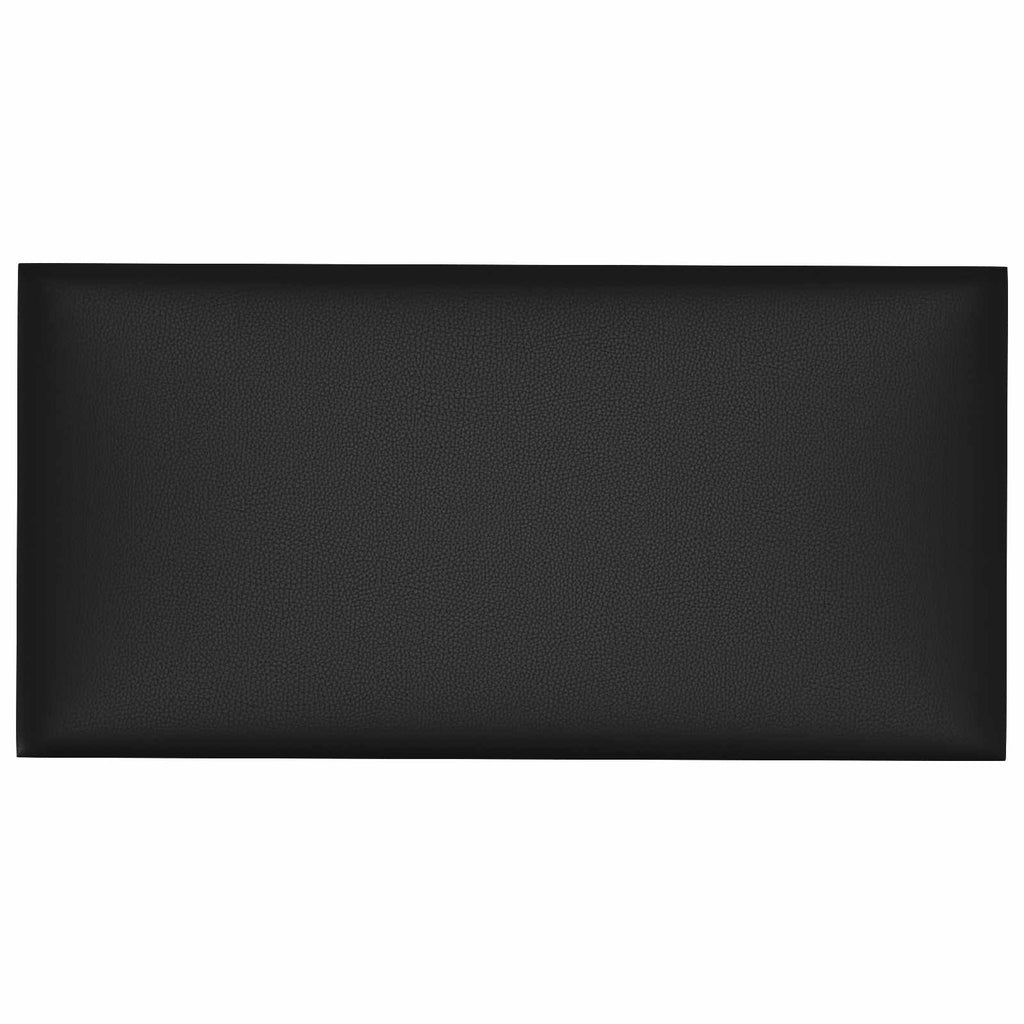 vidaXL Wejściowy zagłówek 12 pcs Czarny 60 x 30 cm tkanina