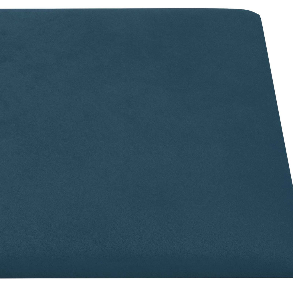 vidaXL Wejściowy zagłówek 12 pcs niebieski Welur
