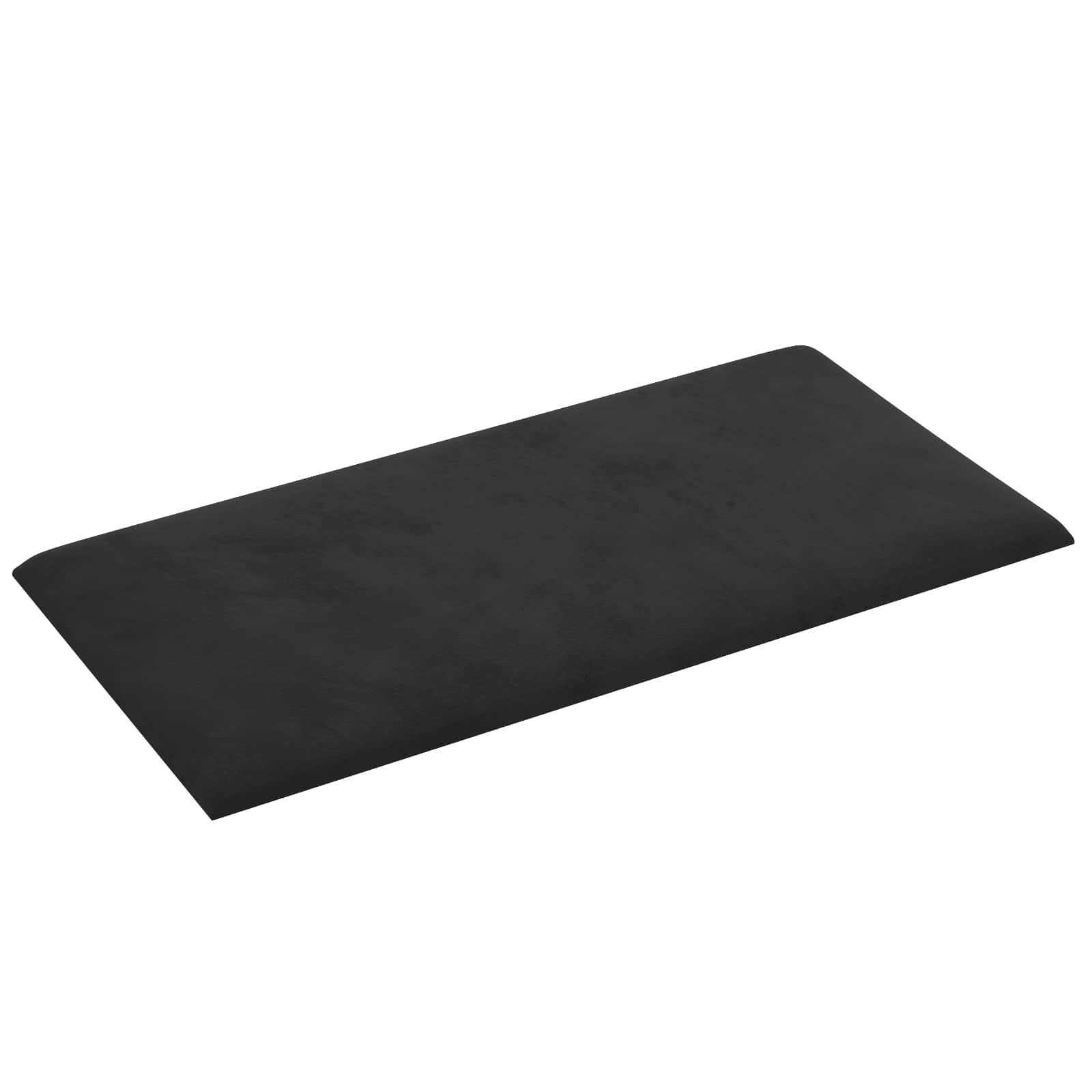 vidaXL Wejściowy zagłówek 12 pcs Czarny Welur