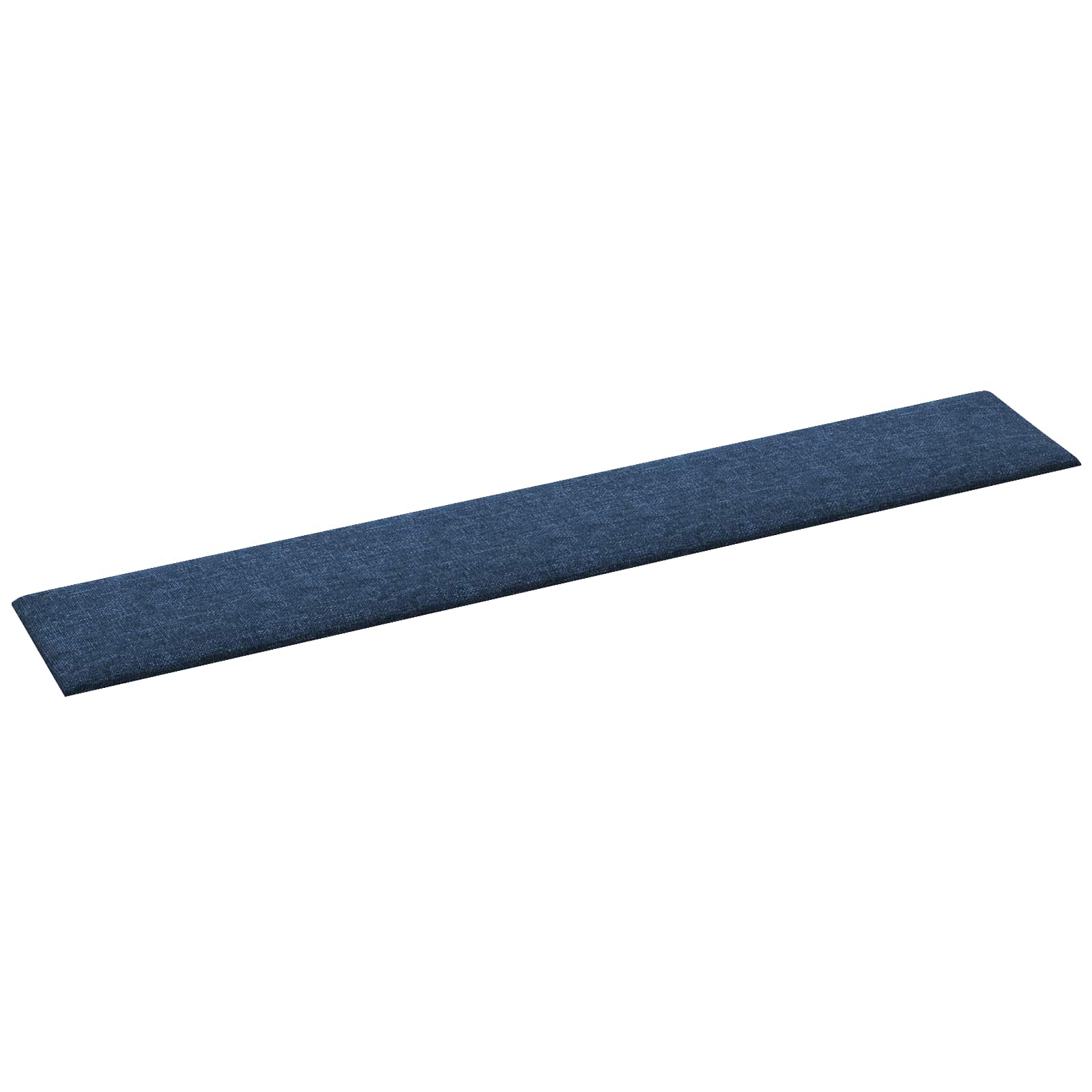 vidaXL Wejściowy zagłówek 12 pcs Niebieski 90 x 15 cm tkanina