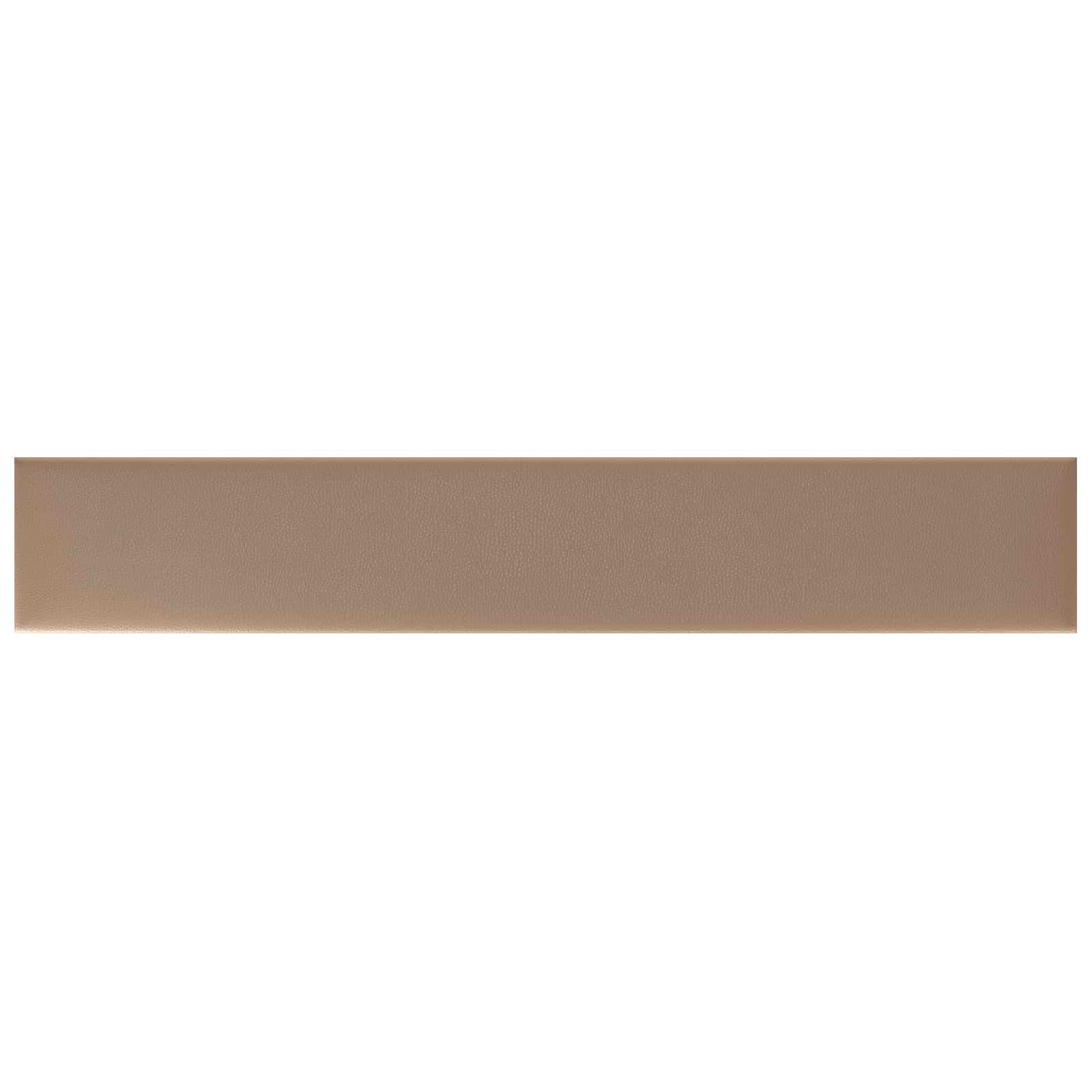 vidaXL Wejściowy zagłówek 12 pcs Cappuccino 90 x 15 cm tkanina