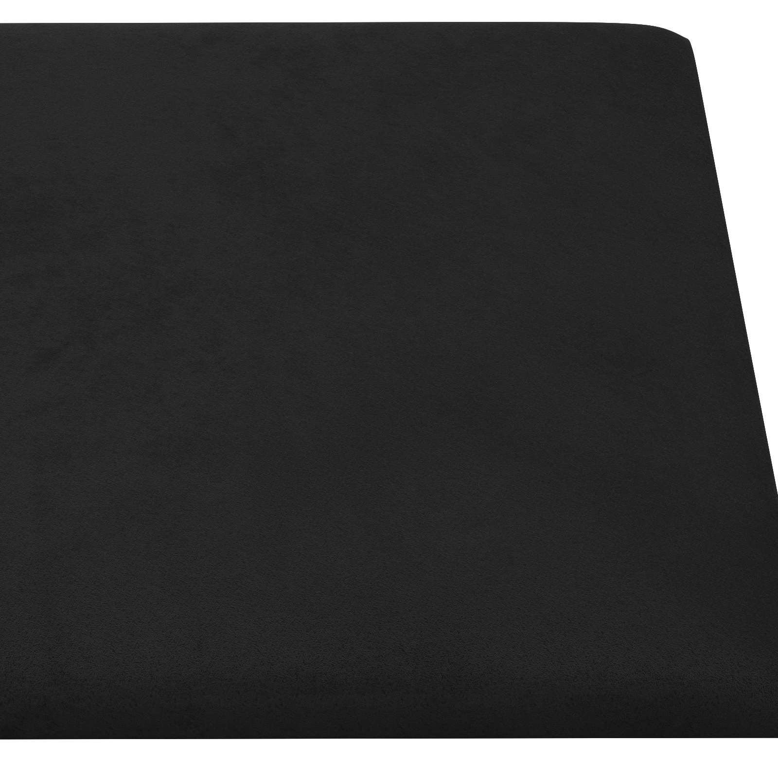 vidaXL Wejściowy zagłówek 12 pcs Czarny Welur