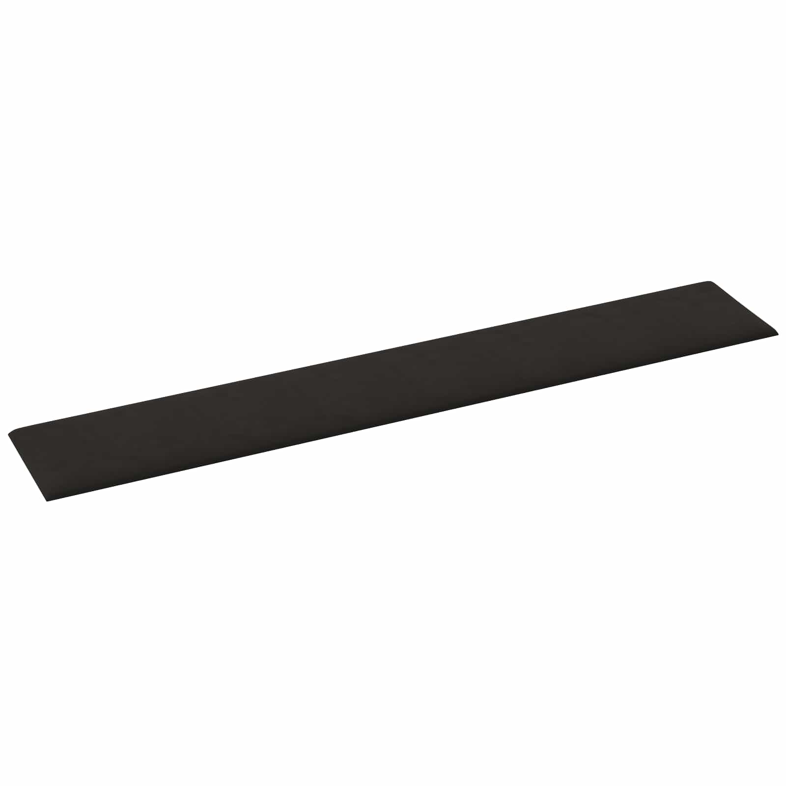 vidaXL Wejściowy zagłówek 12 pcs Czarny Welur