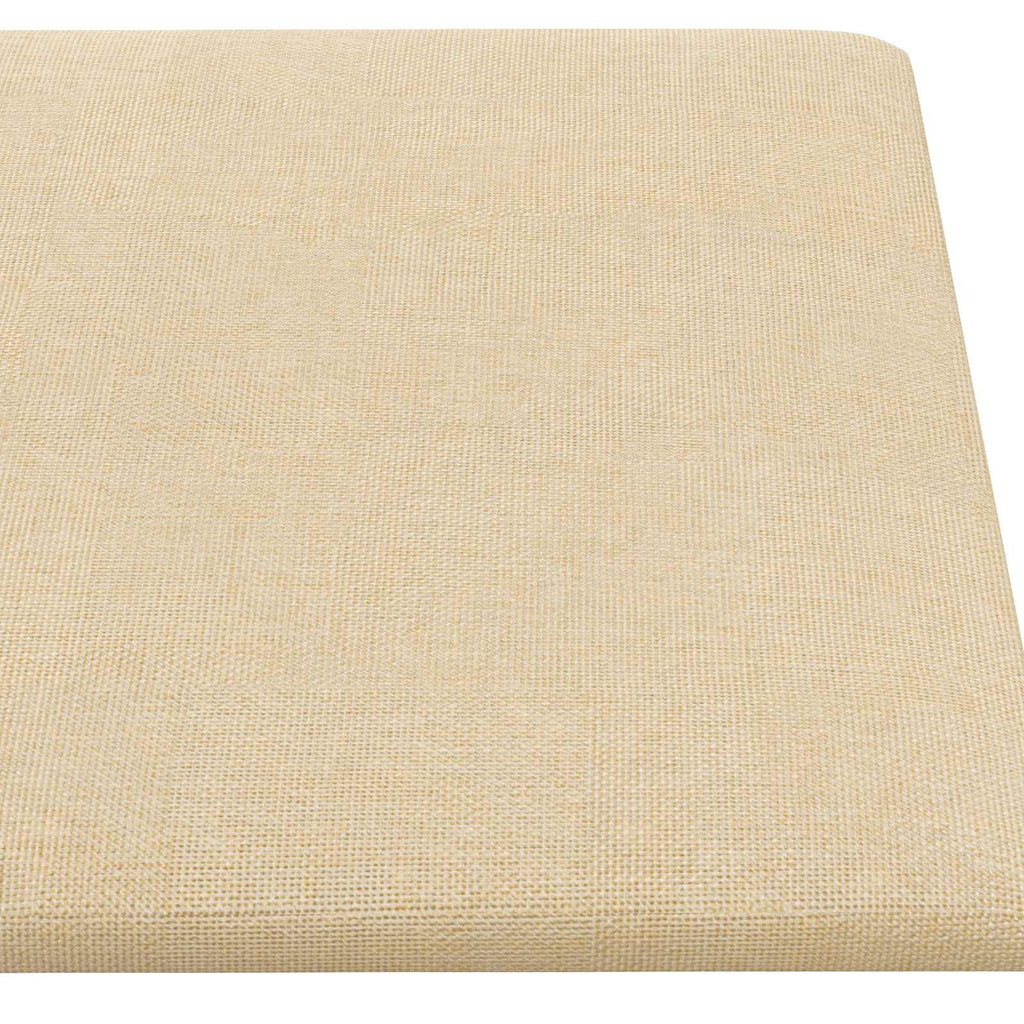 vidaXL Wejściowy zagłówek 12 szt. 90 x 30 cm Kremowy tkanina