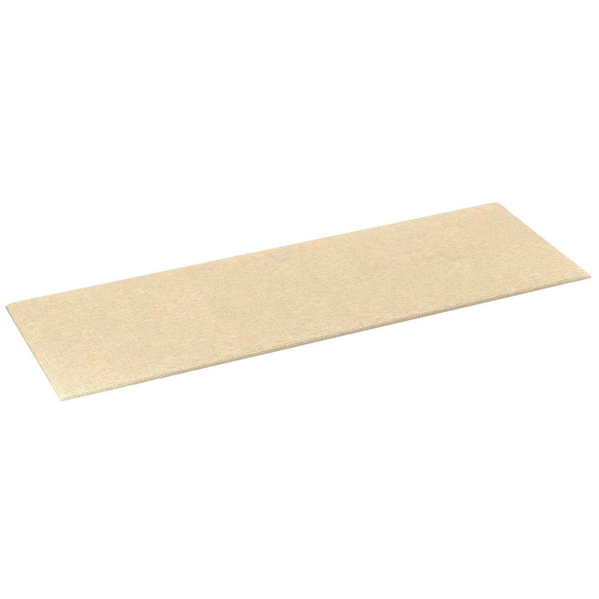 vidaXL Wejściowy zagłówek 12 szt. 90 x 30 cm Kremowy tkanina